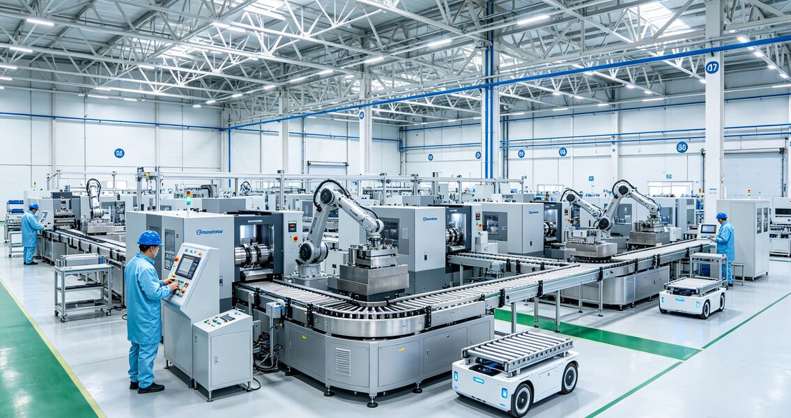 CQCY Automation Limited línea de producción del fabricante